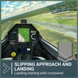 Glider Training - Slipping Approach and Landing