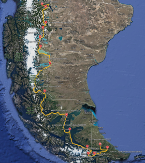 Los Cerros to Cochrane Map.png